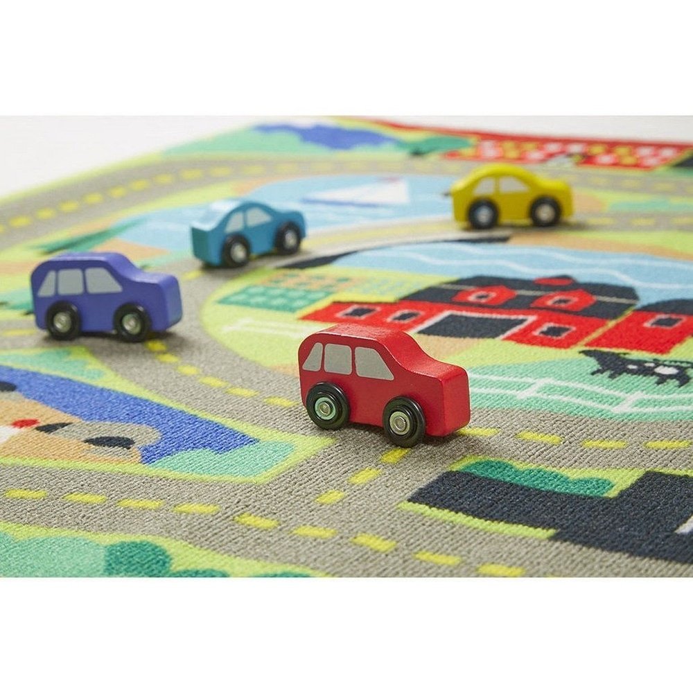 Melissa and doug round the town rug on sale