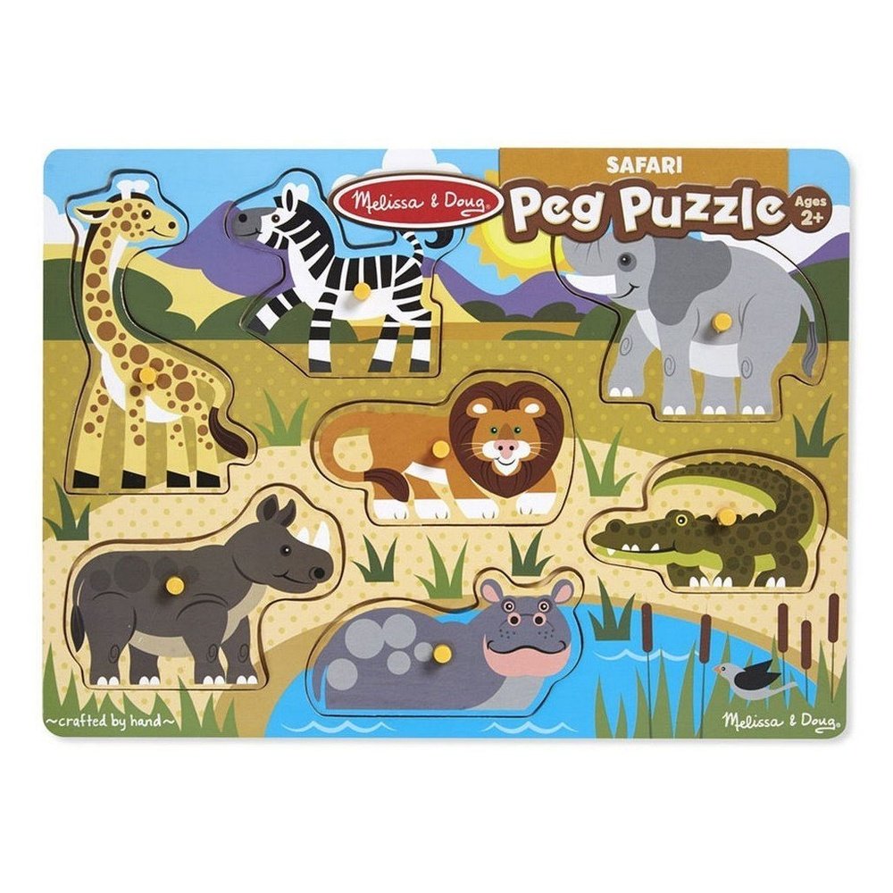 Melissa & Doug Safari Peg Puzzle