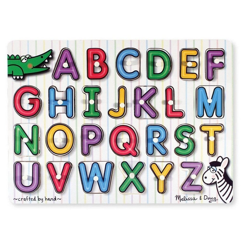 Melissa & Doug See Inside Alphabet Peg Puzzle