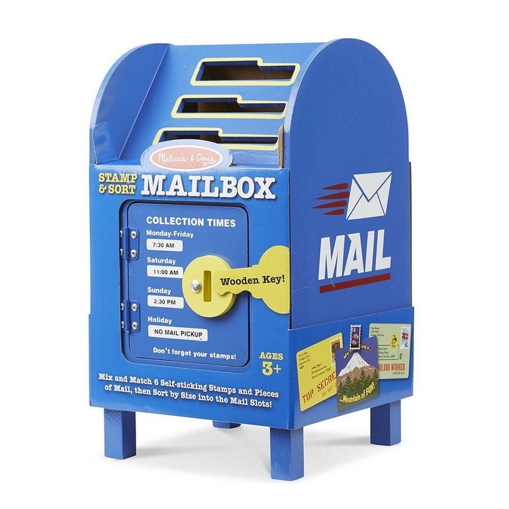Melissa & Doug Stamp & Sort Mailbox Play Set