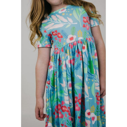 Mila & Rose Spring Breeze Short Sleeve Pocket Twirl Dress