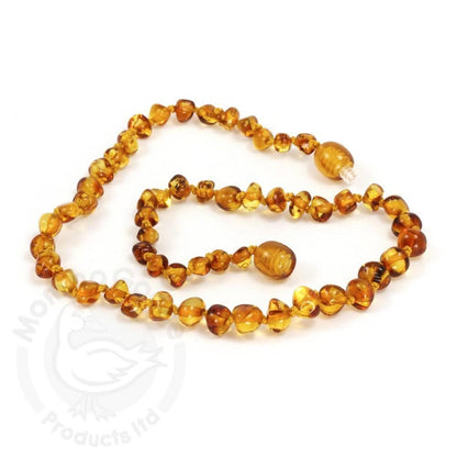 Momma Goose Baby Amber Teething Necklace