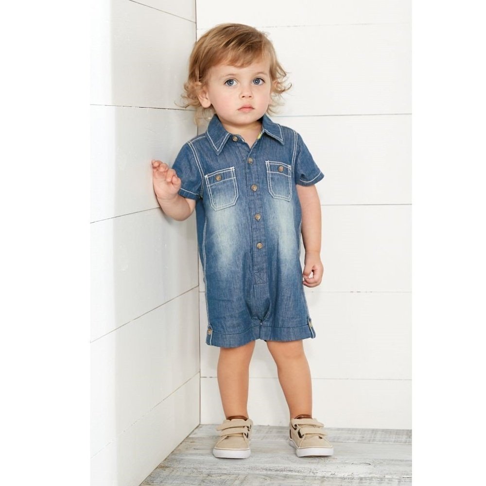 MUD PIE Chambray One Piece