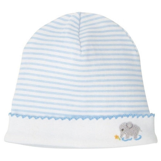 MUD PIE French Knot Elephant Cap Blue