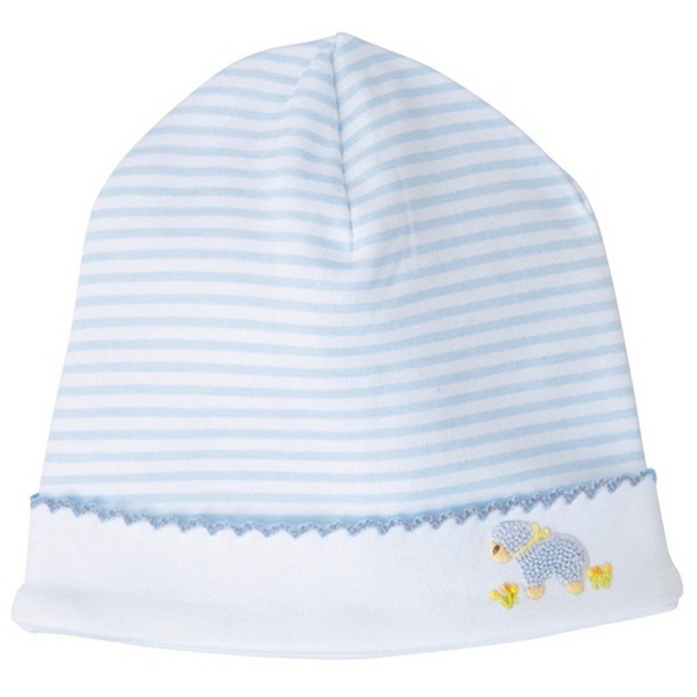 MUD PIE French Knot Lamb Cap Blue