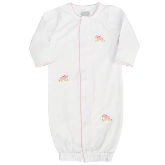 MUD PIE French Knot Lamb Gown