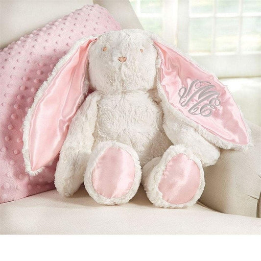 MUD PIE Pink Floppy Eared Bunny Plush