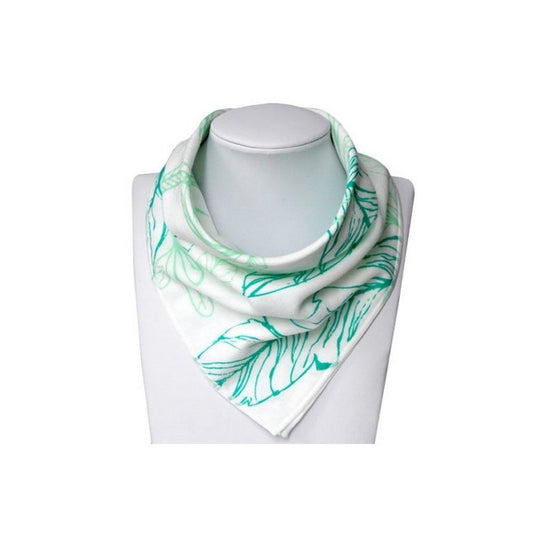 Nest Designs Bib Bandana Leaves Green