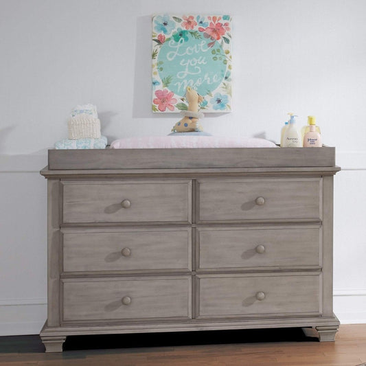 Oxford Baby by M Design Kenilworth 6 Drawer Dresser Stone Wash