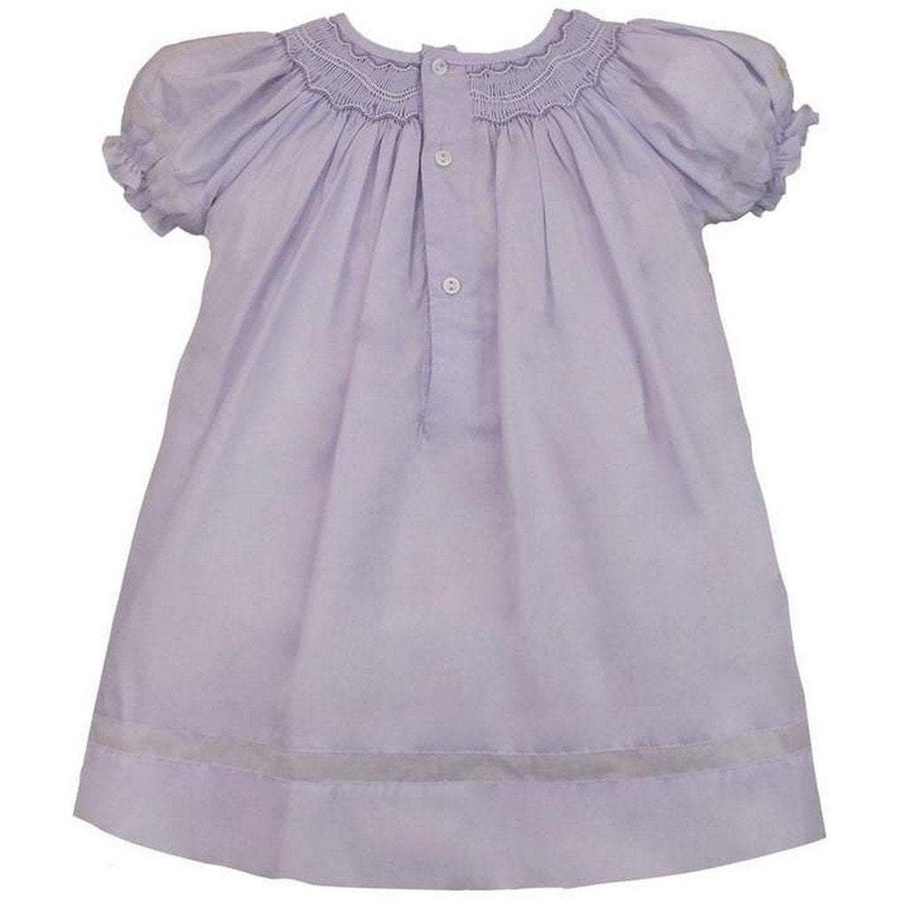 Petit Ami Girls Smocked Daygown with Voile Inserts