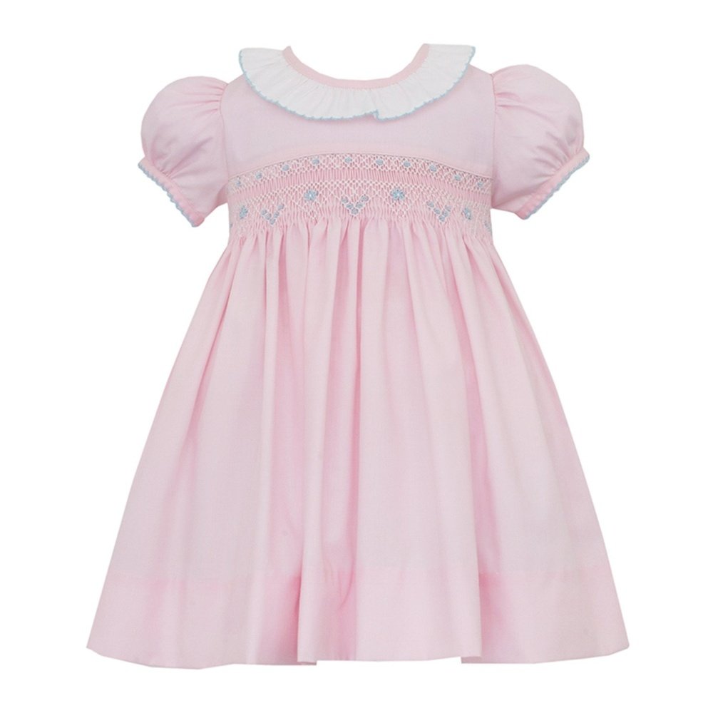 Petit Bebe Apparel 2 Toddler / Pink Petit Bebe Diana Float Dress with Ruffle