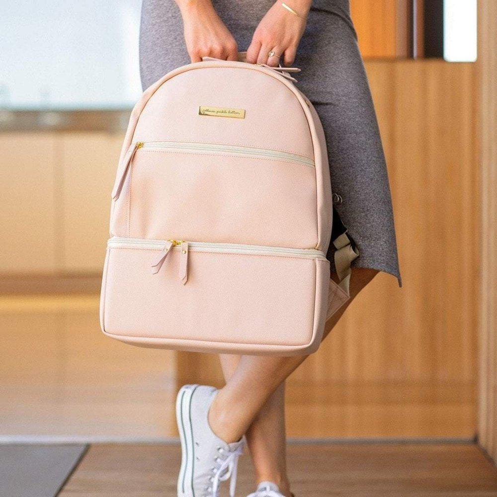 Petunia Pickle Bottom Axis Backpack Diaper Bag - Blush Leatherette