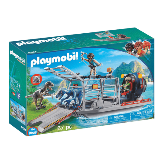 Playmobil Enemy Airboat w/Raptors