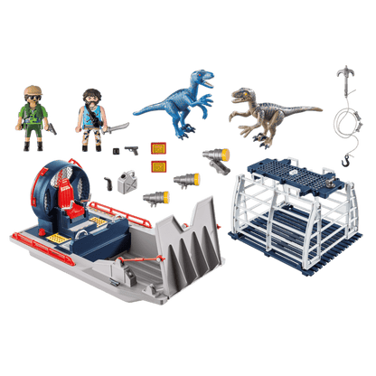 Playmobil Enemy Airboat w/Raptors