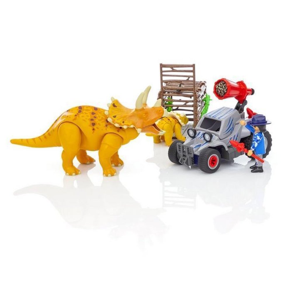 Playmobil Enemy Quad w/Triceratops