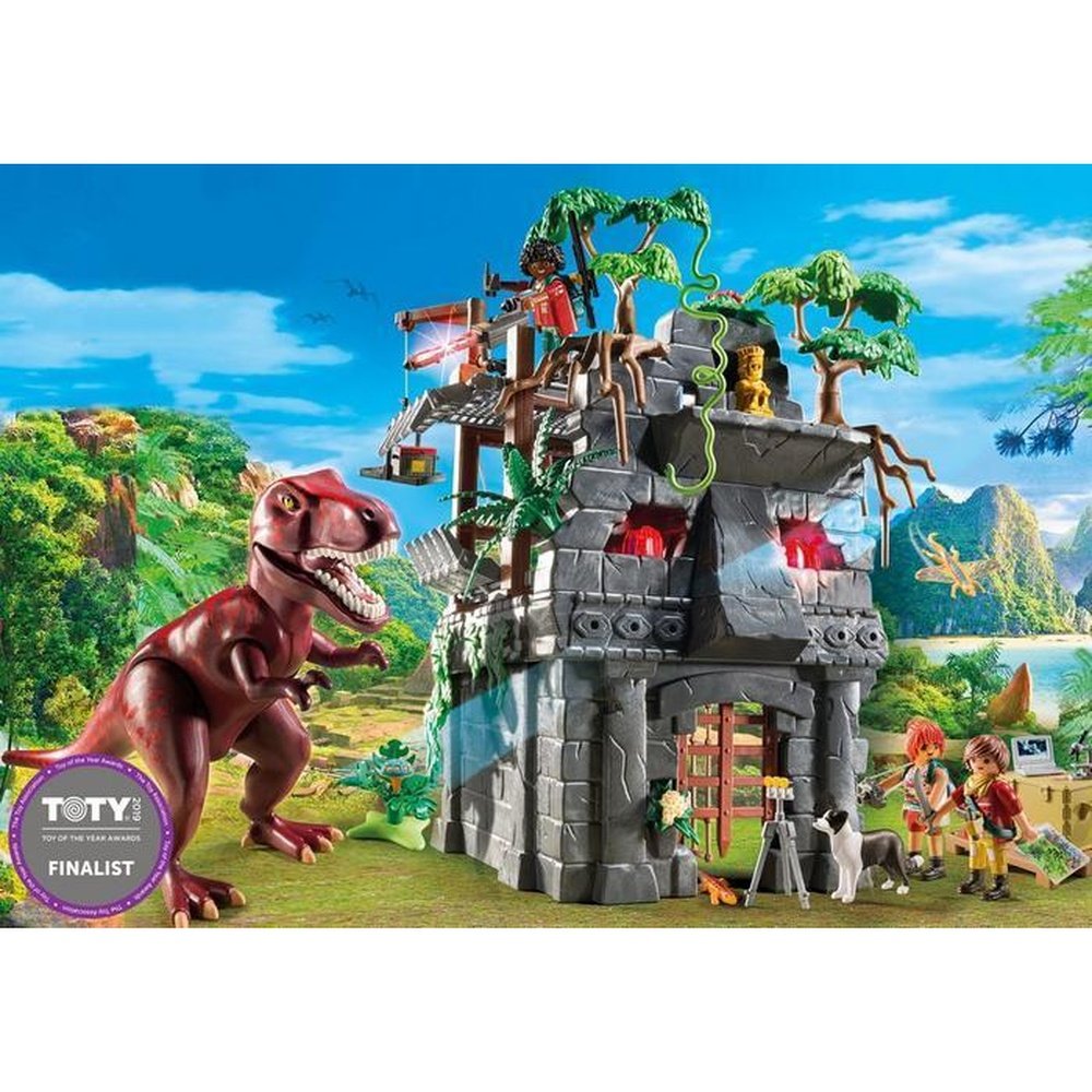 Playmobil Hidden Temple w/T-Rex
