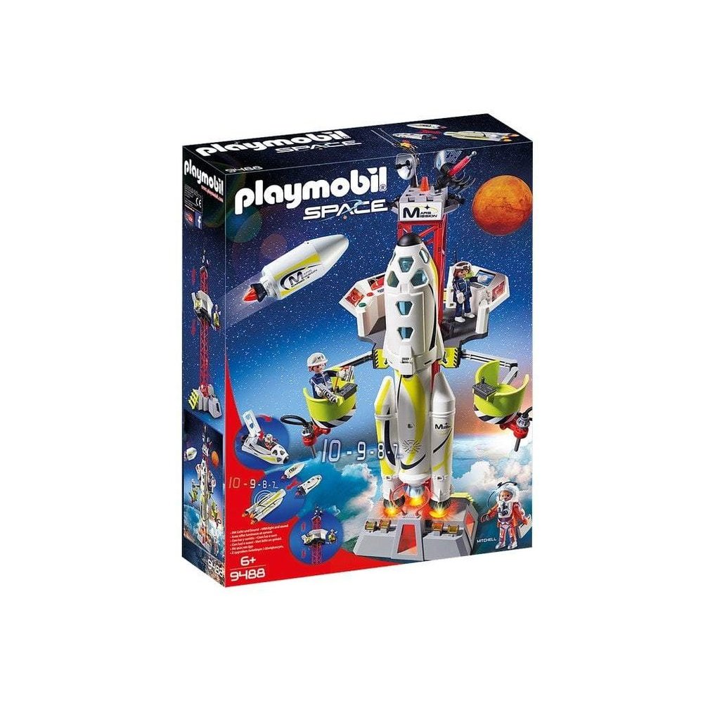 Playmobil Mission Rocket with Launch Site 9488