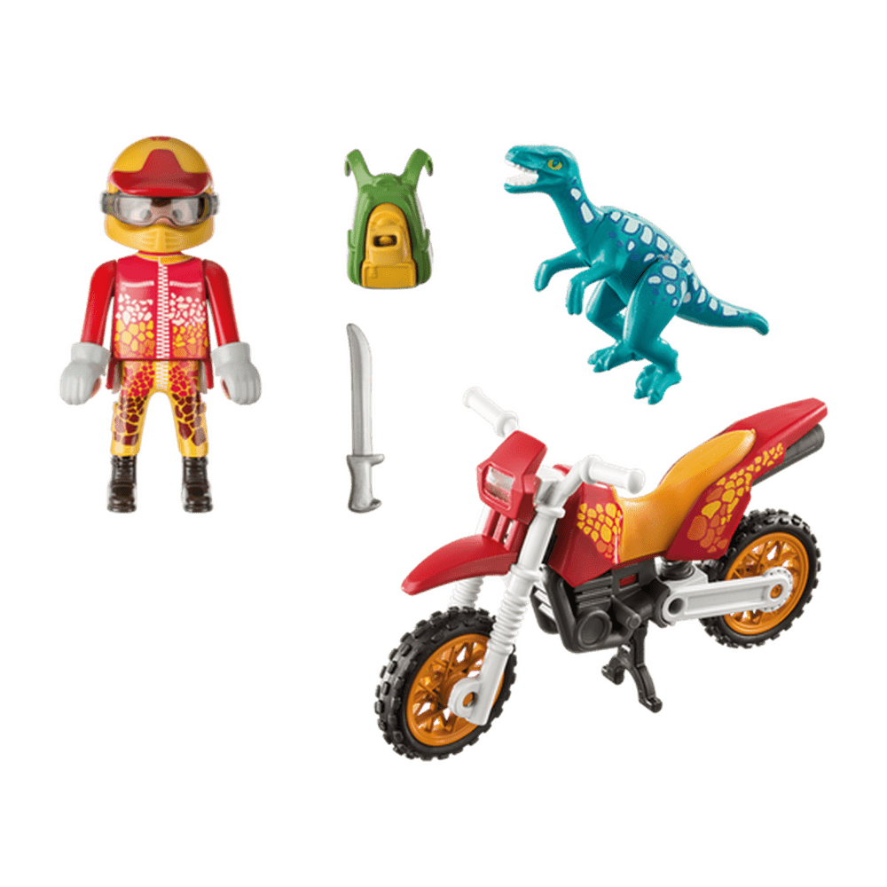 Playmobil Motocross Bike w/Raptor – Babysupermarket
