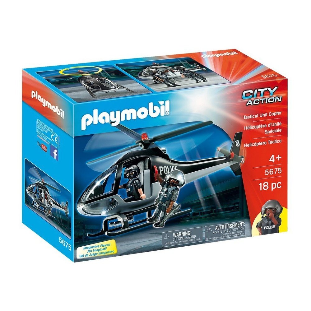 Playmobil Tactical Unit Copter 5675