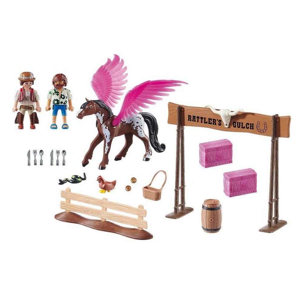 Playmobil The Movie Marla and Del with Flying Horse 70074