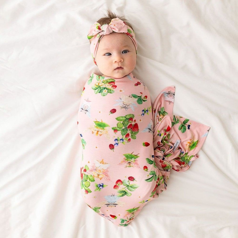 Posh Peanut Annabelle Swaddle Headband Set Babysupermarket