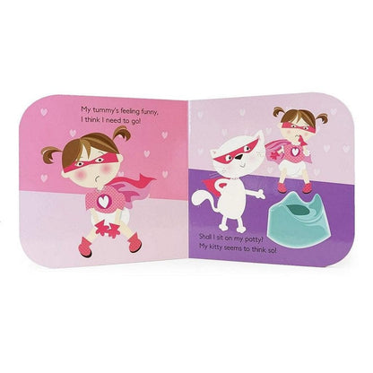 Potty Superhero Girl Children's Board Book