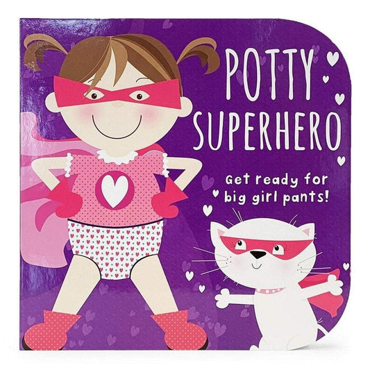 Potty Superhero Girl Children's Board Book