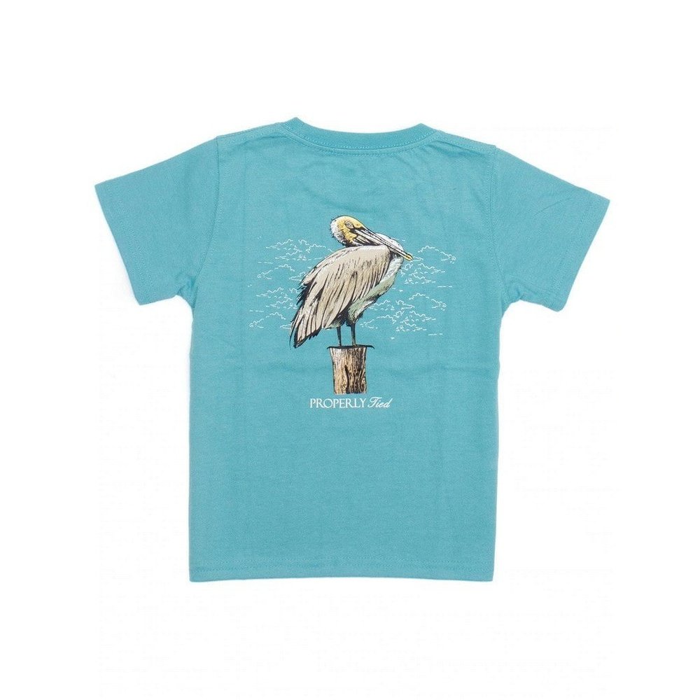 Properly Tied Lil Ducklings Pelican Short Sleeve T-Shirt