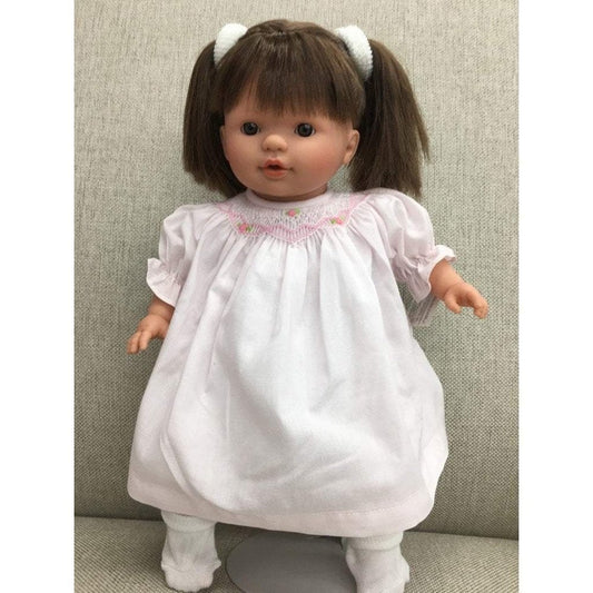 Rosalina Boutique Megan Baby Doll Pink Smocked Dress