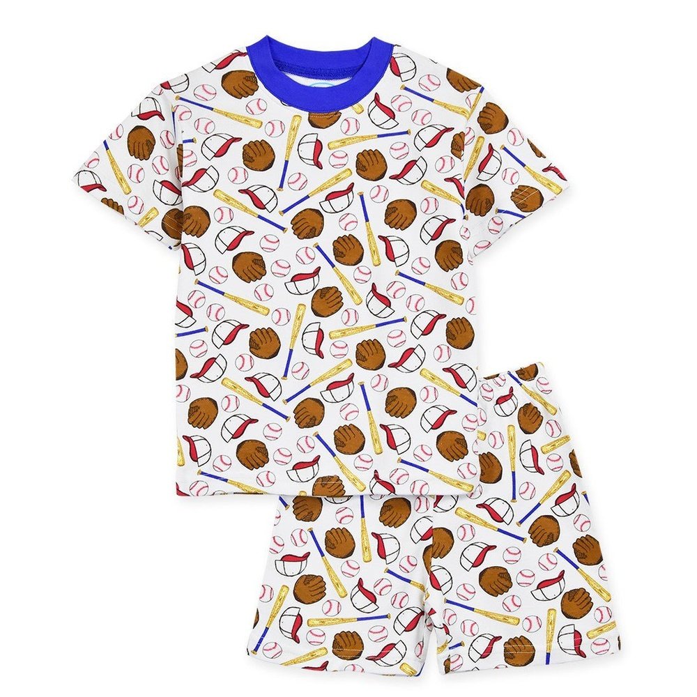 Sara's Prints Boys Baseball Game Short Pajama