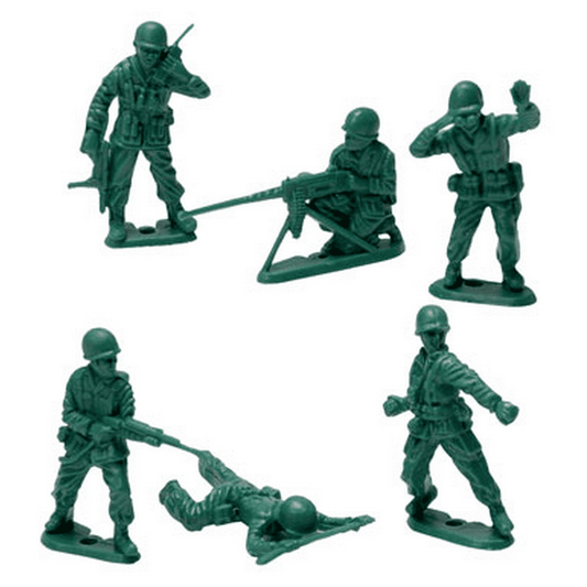 Schylling Green Army Men 40 Piece Jumbo Bag