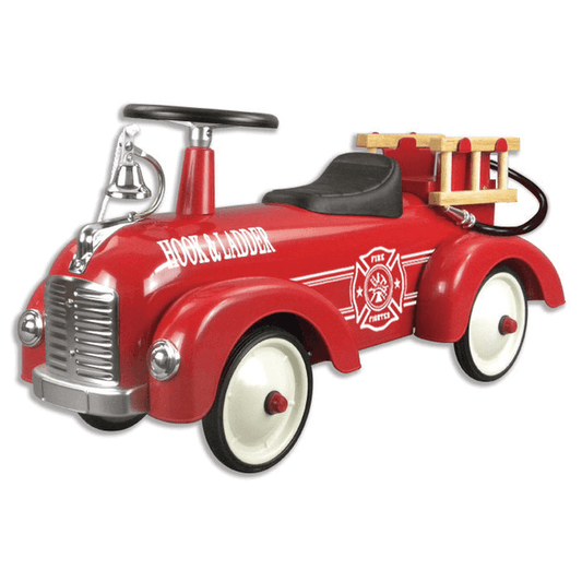 Schylling Metal Speedster Fire Truck Ride On