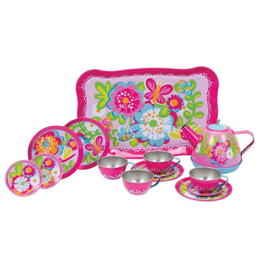 Schylling Toys Garden Party Tea Set