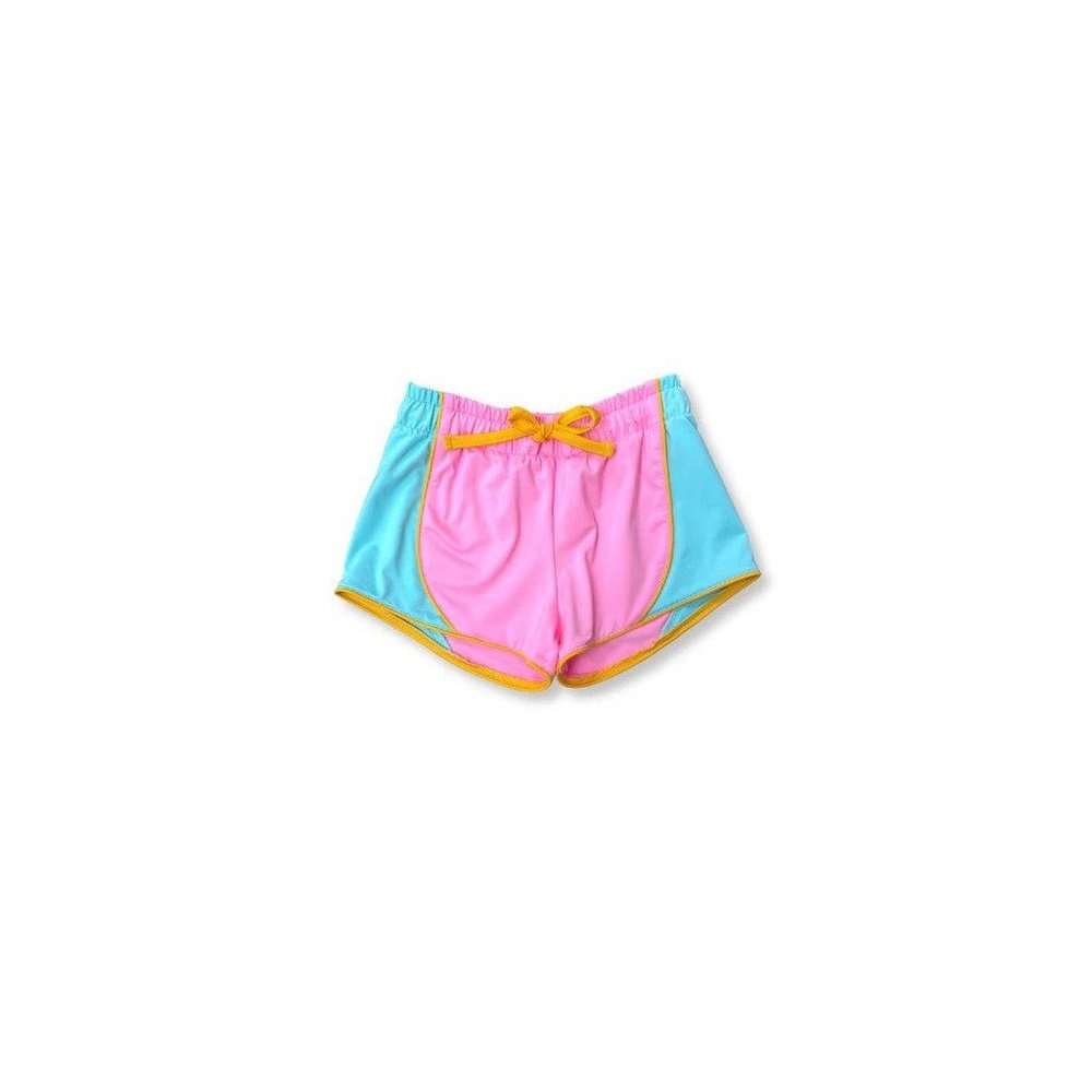 SET Athleisure by Lullaby Set Elise Short Pink Turquoise Orange