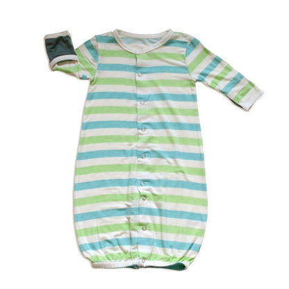 Silkberry Baby Bamboo Converter Gown Popsicle Stripe