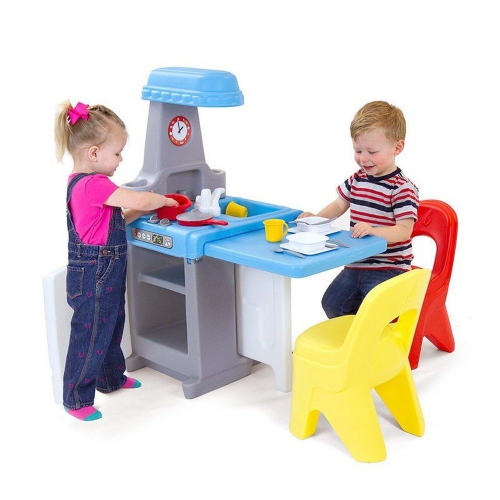 Simplay3 table and outlet chair set