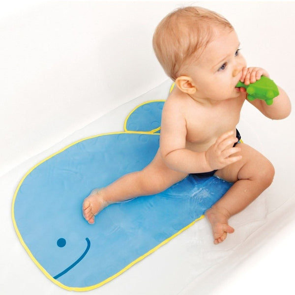  Skip Hop Non-Slip Baby Bath Mat, Moby, Blue : Baby