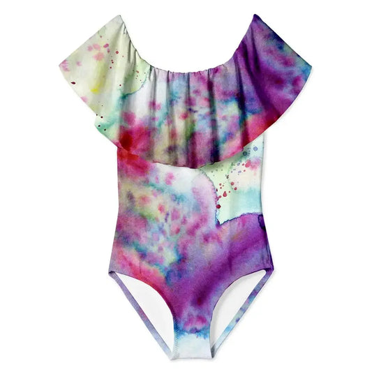 Stella Cove Blueberry Stain Draped Swimsuit