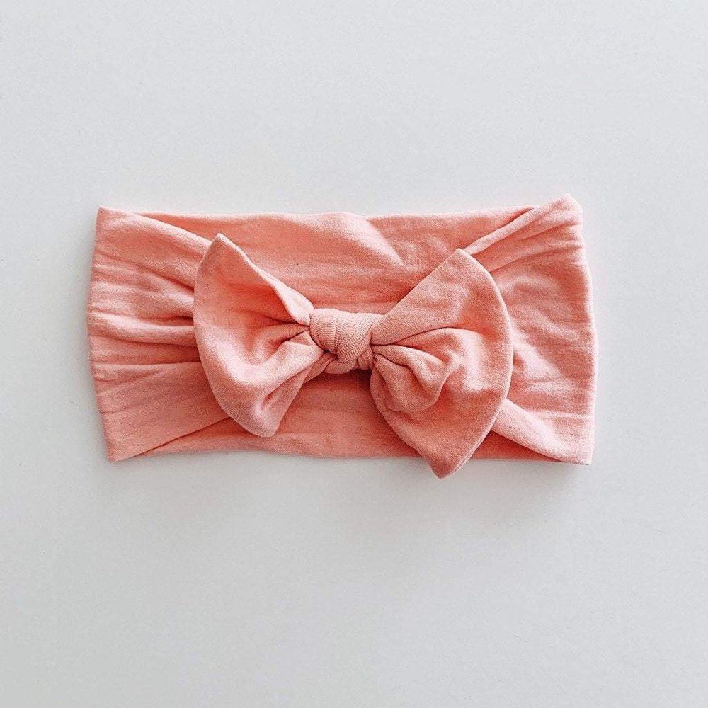 Sugar & Maple Infant or Toddler Girl Classic Headband Coral