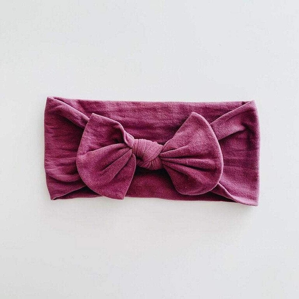 Sugar & Maple Infant or Toddler Girl Classic Headband Magenta