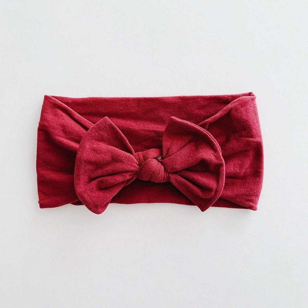 Sugar & Maple Infant or Toddler Girl Classic Headband Red