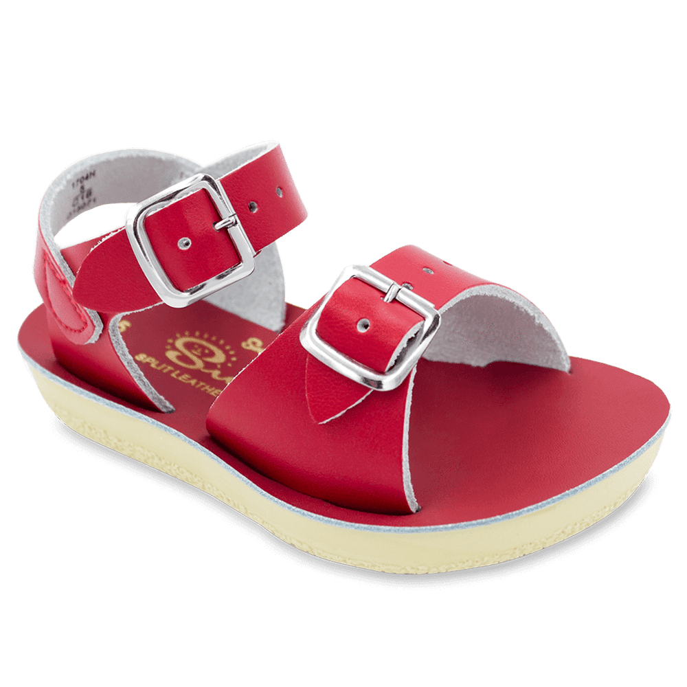 Sun San Red Surfer Sandals by Hoy Shoes