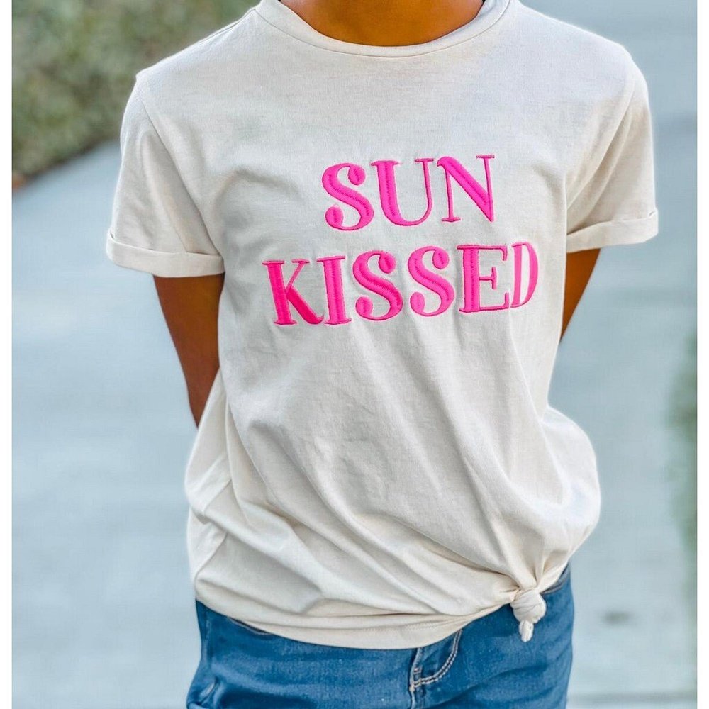 Sweet Soul Tween Sun Kissed Side Tie Graphic Tee