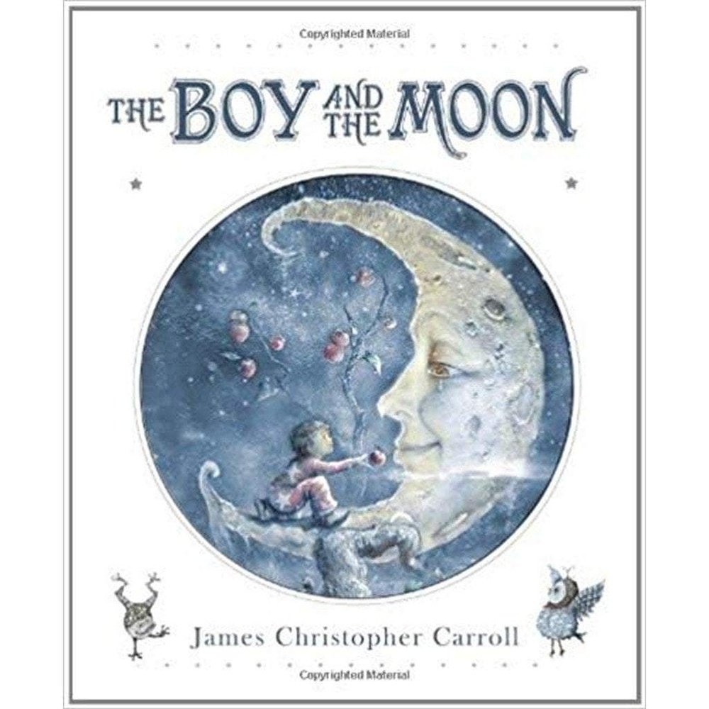 The Boy and the Moon Children's Hardcover Book by James Christopher Carroll