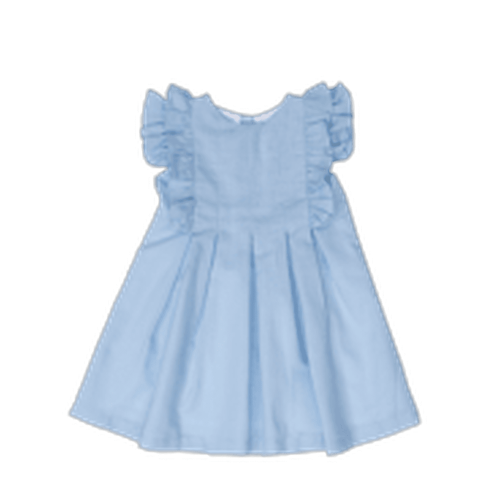 The Oaks Apparel Braleigh Blue Linen Dress – Babysupermarket