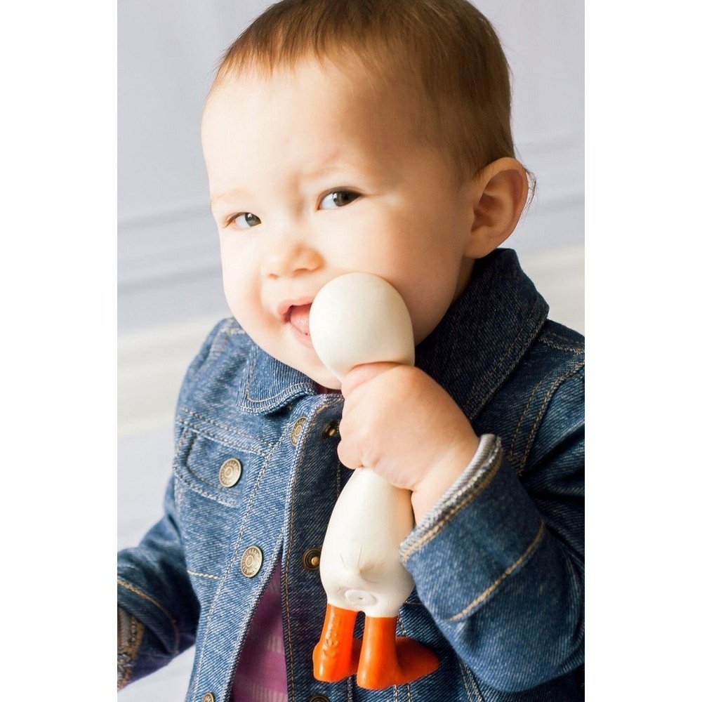 Fashion gertie goose teether