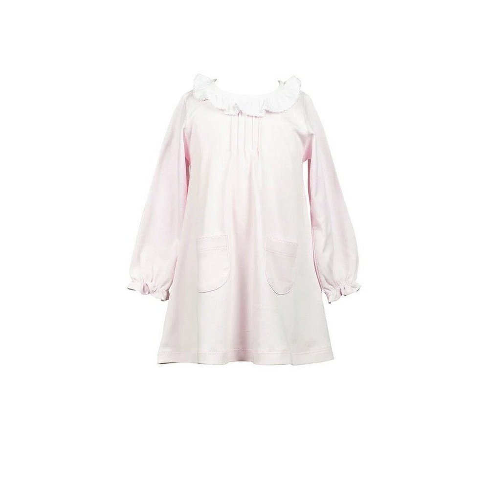 The Proper Peony Parkside Collection Girls Pink A-Line Dress