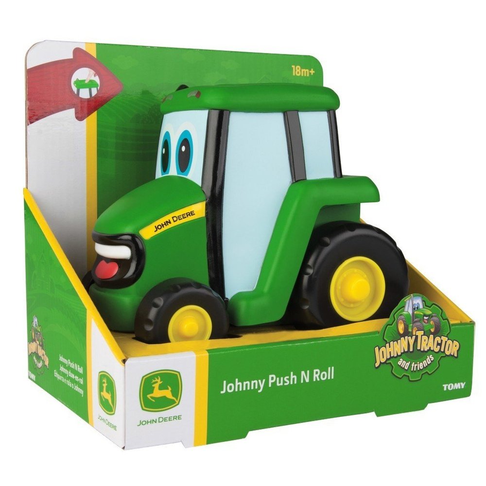 John Deere Johnny Push & Roll Tractor Toy