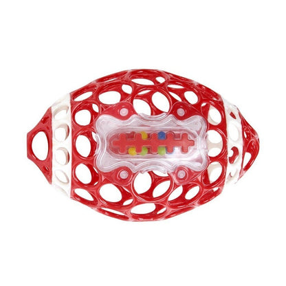 Oball Grab & Rattle Football Red