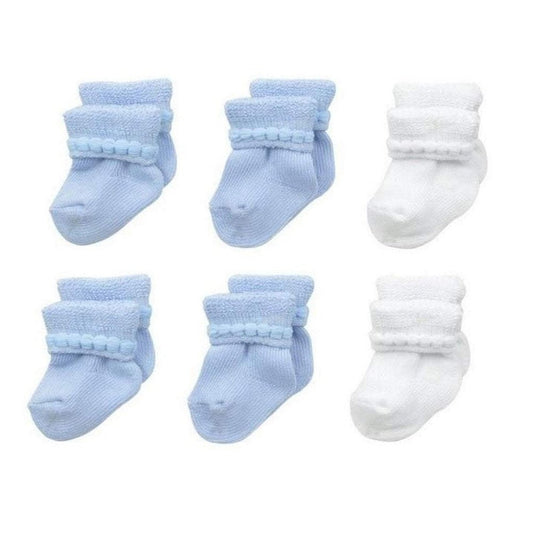 Trimfit Newborn and Infant Cotton Booties with Cuff